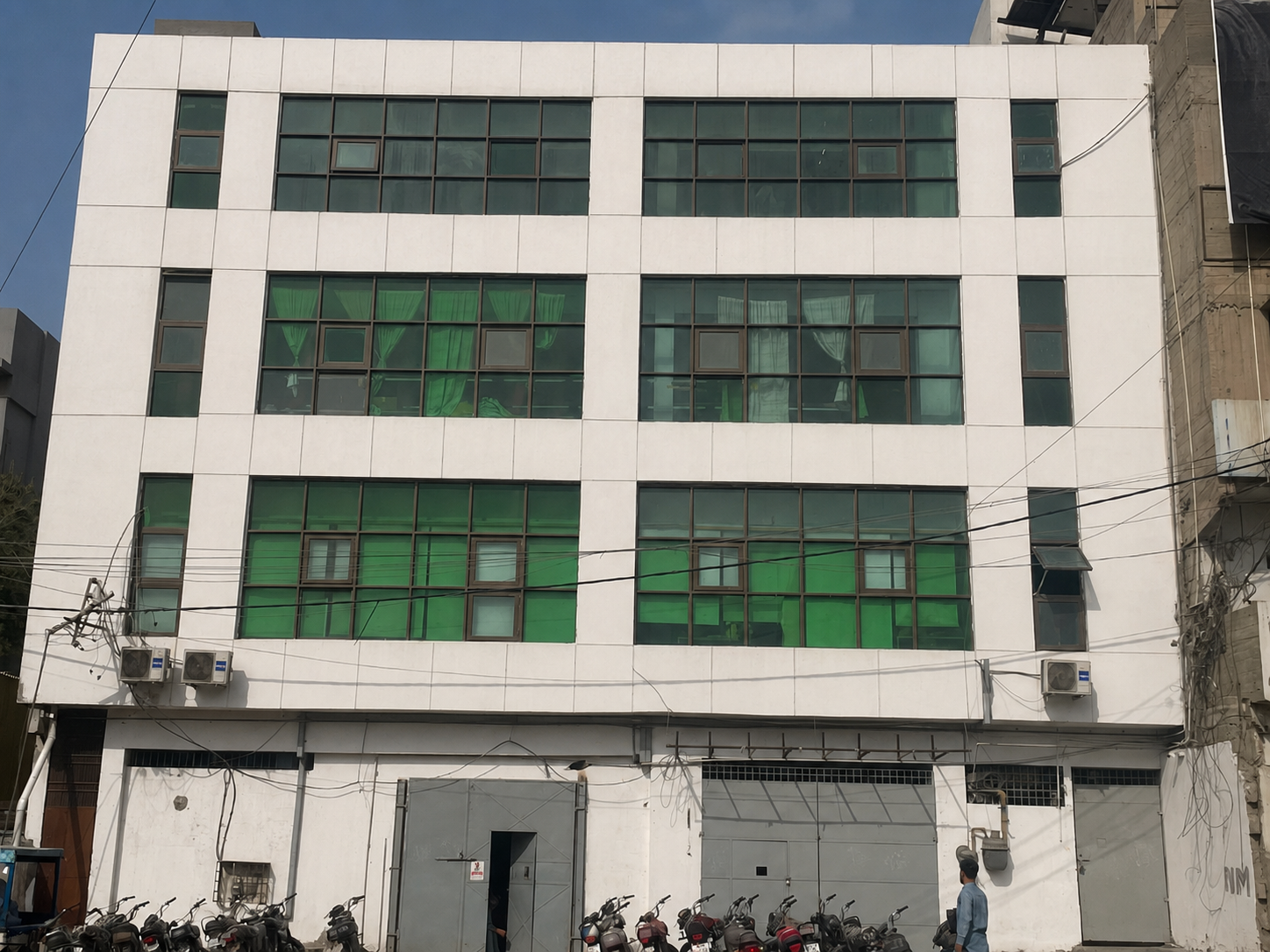 Exterior view of the Fatima Jees factory building
